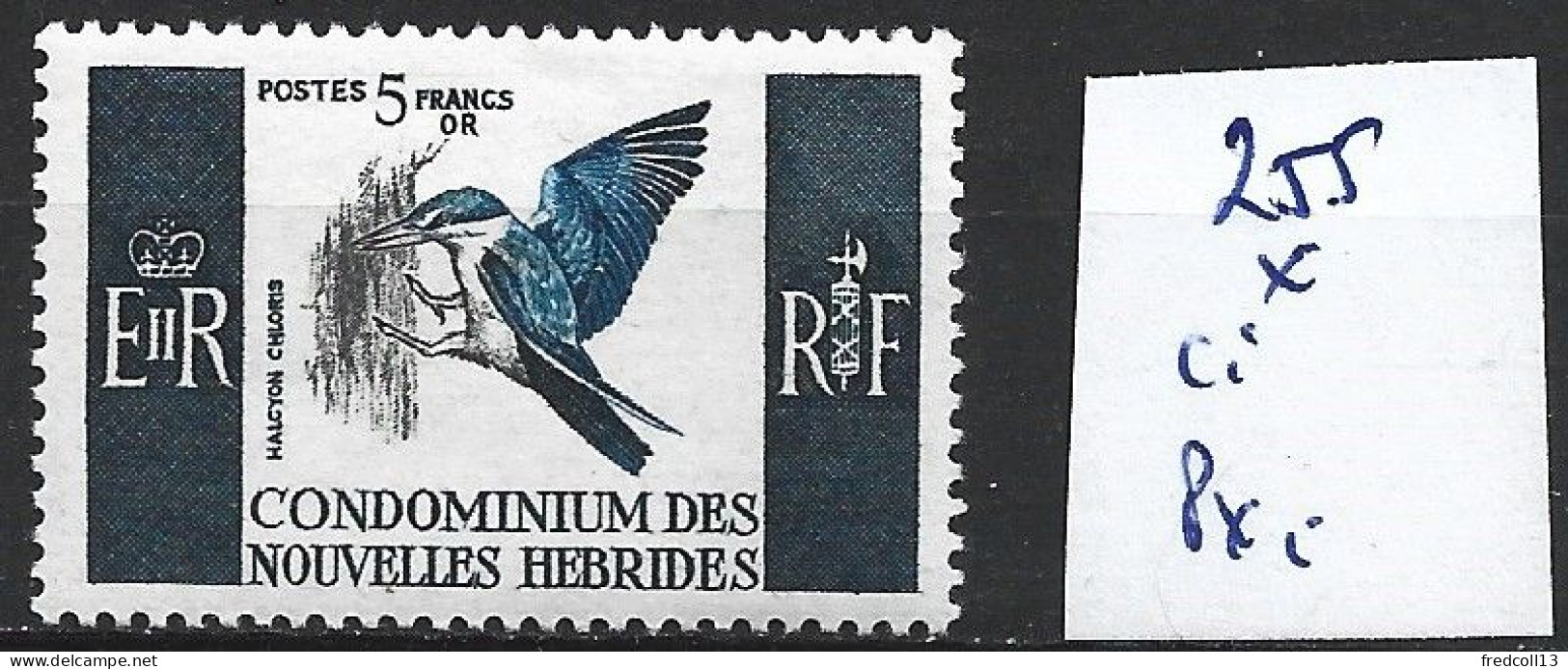 NOUVELLES-HEBRIDES 255 * Côte 40 € - Unused Stamps