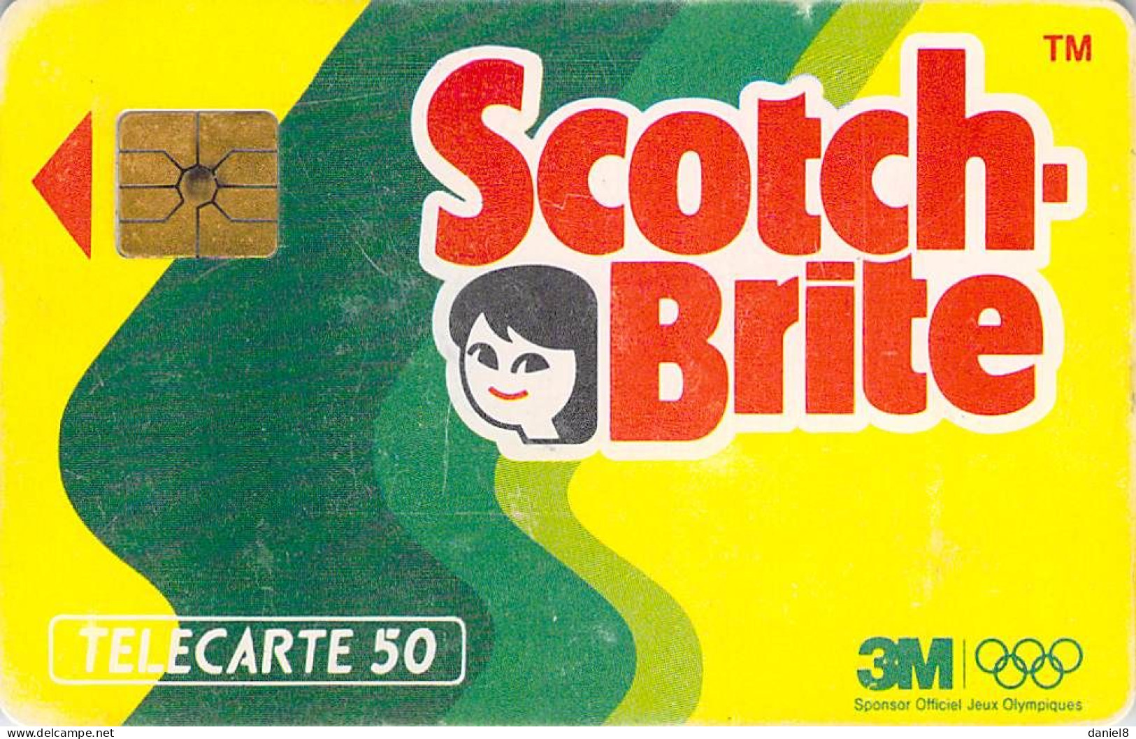 F225b-SCOTCH BRITE-2 N° Gras B1B30A-50u-GEM-01/92 - Fehldrucke