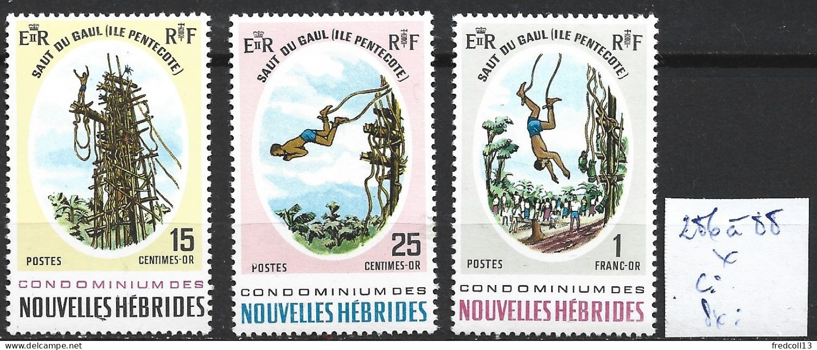 NOUVELLES-HEBRIDES 286 à 88 * Côte 6.50 € - Unused Stamps