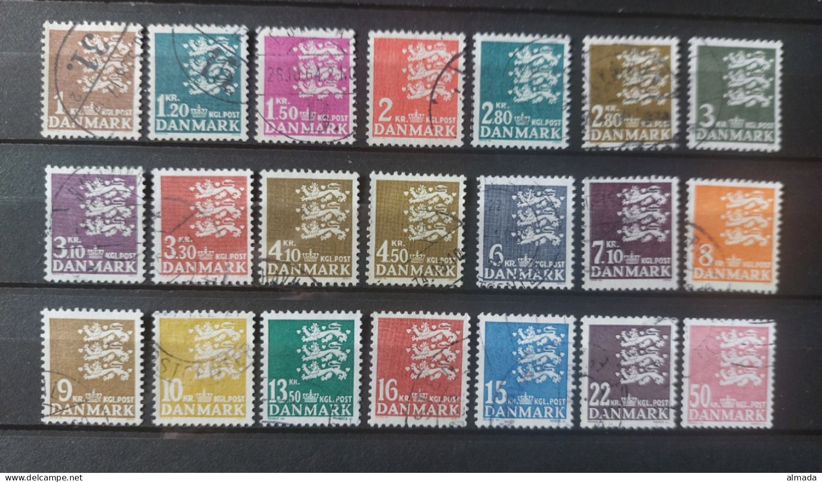 Dänemark, Denmark 1946-2010: 21 Diff. Used, Gestempelt - Lotes & Colecciones