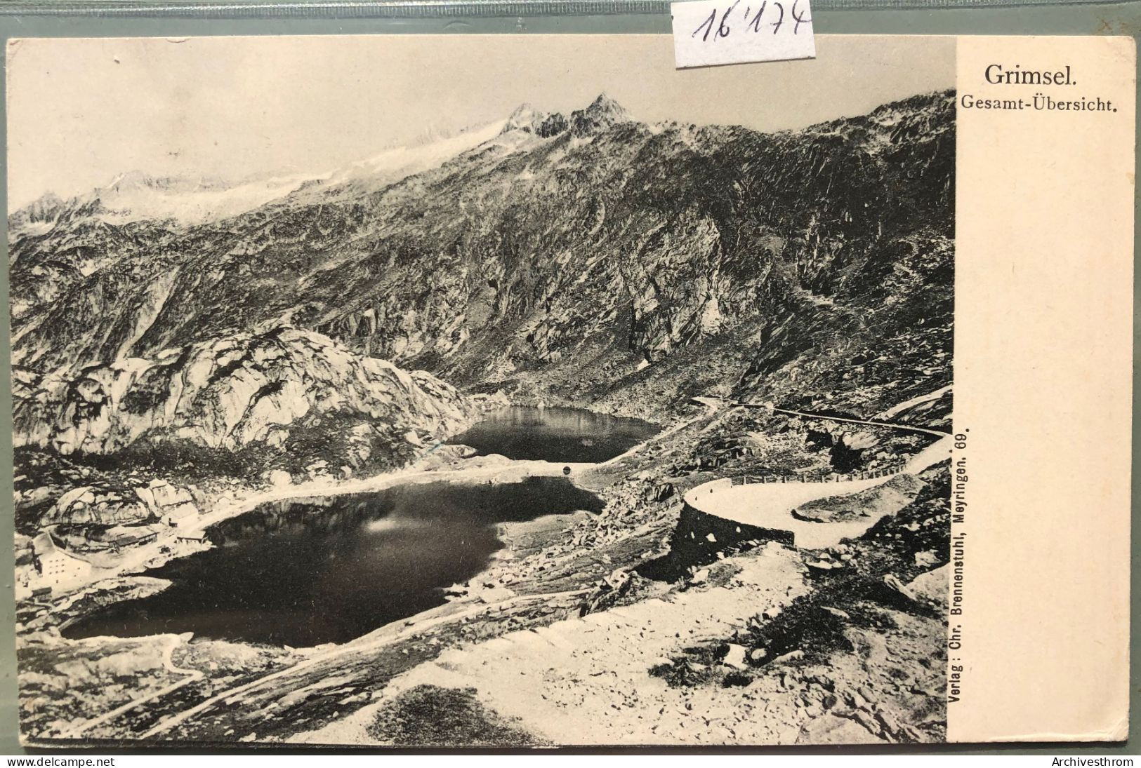 Grimsel Hospiz, See Und Strasse (16'174) - Gsteig Bei Gstaad