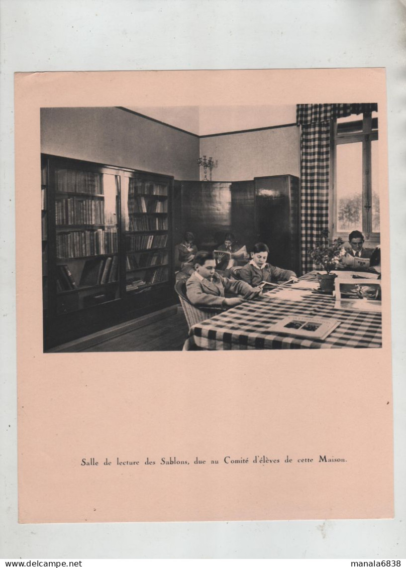 Verneuil Sur Avre Ecole Des Roches Salle De Lecture Des Sablons Due Au Comité D'elèves De Cette Maison - Zonder Classificatie