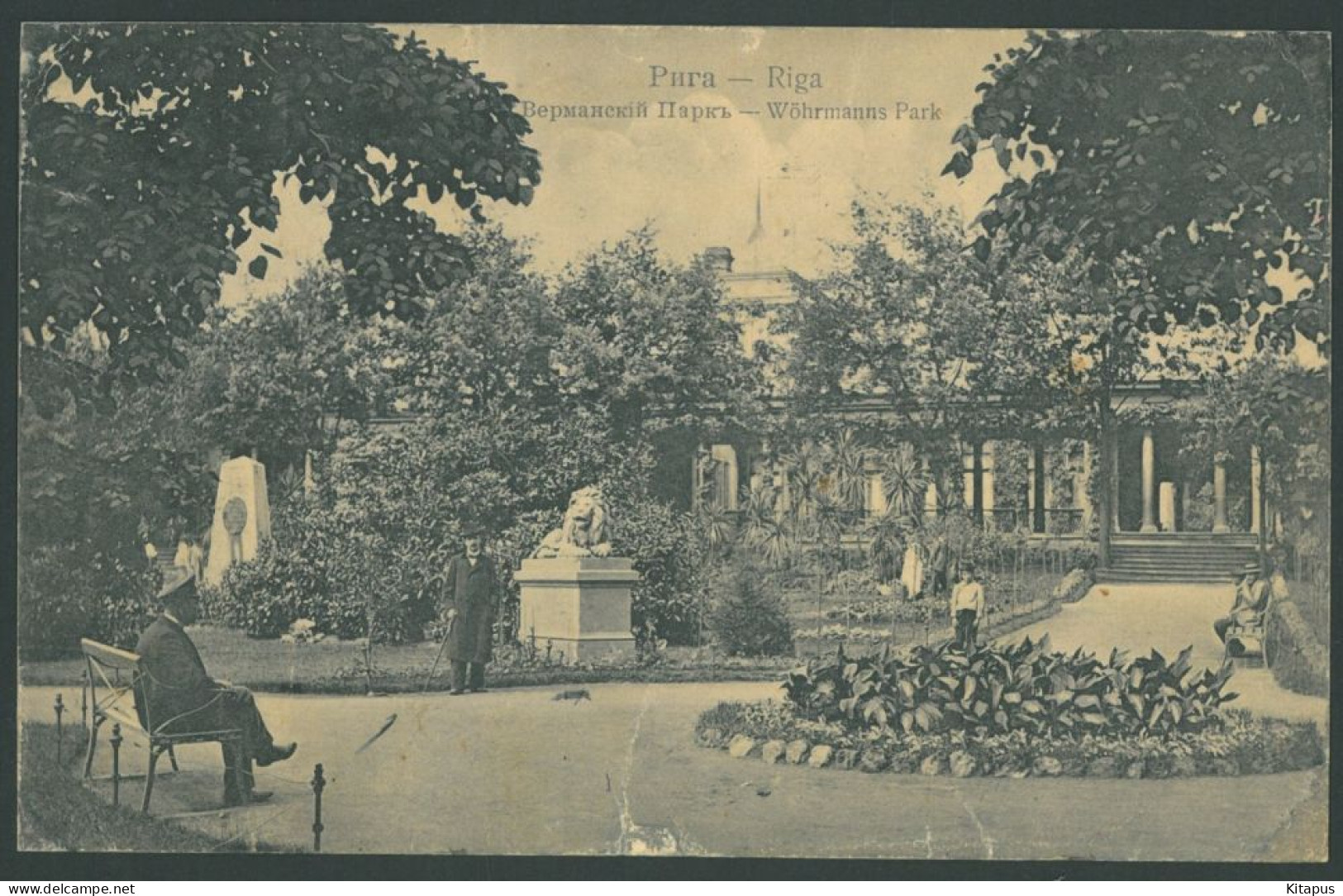 RIGA Vintage Postcard Latvia - Lettonie