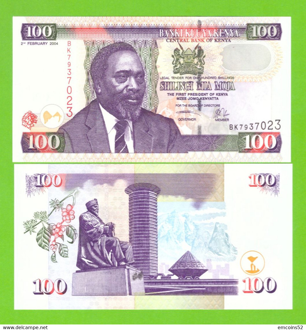 KENYA 100 SHILINGI 2004  P-42a UNC - Kenia