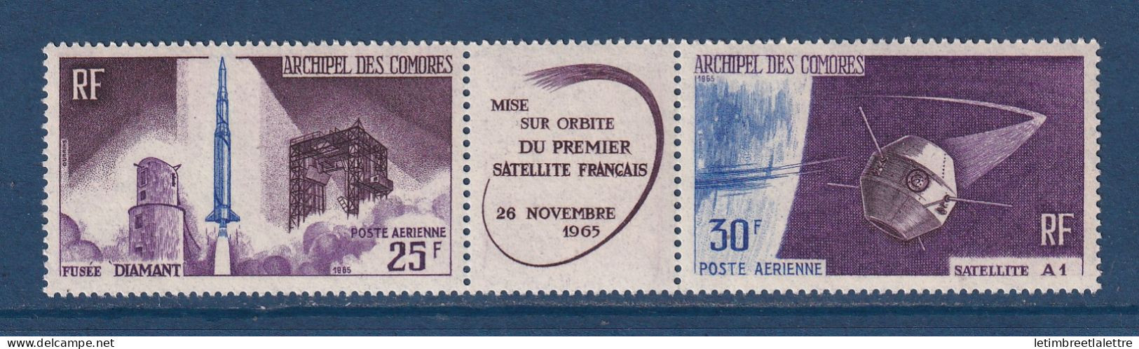 Comores - YT PA N° 15 Et 16 A ** - Neuf Sans Charnière - Poste Aérienne - 1966 - Airmail