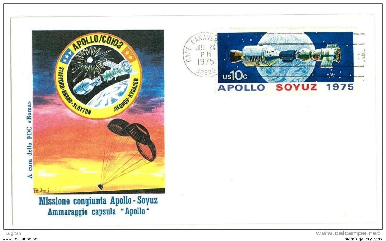 STATI UNITI - USA - APOLLO SOYUZ - AMMARAGGIO CAPSULA ANNO 1975 - ASTRONAUTICA - Etats-Unis