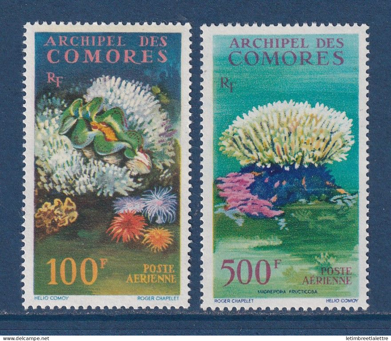 Comores - YT PA N° 5 Et 6 ** - Neuf Sans Charnière - Poste Aérienne - 1962 - Poste Aérienne