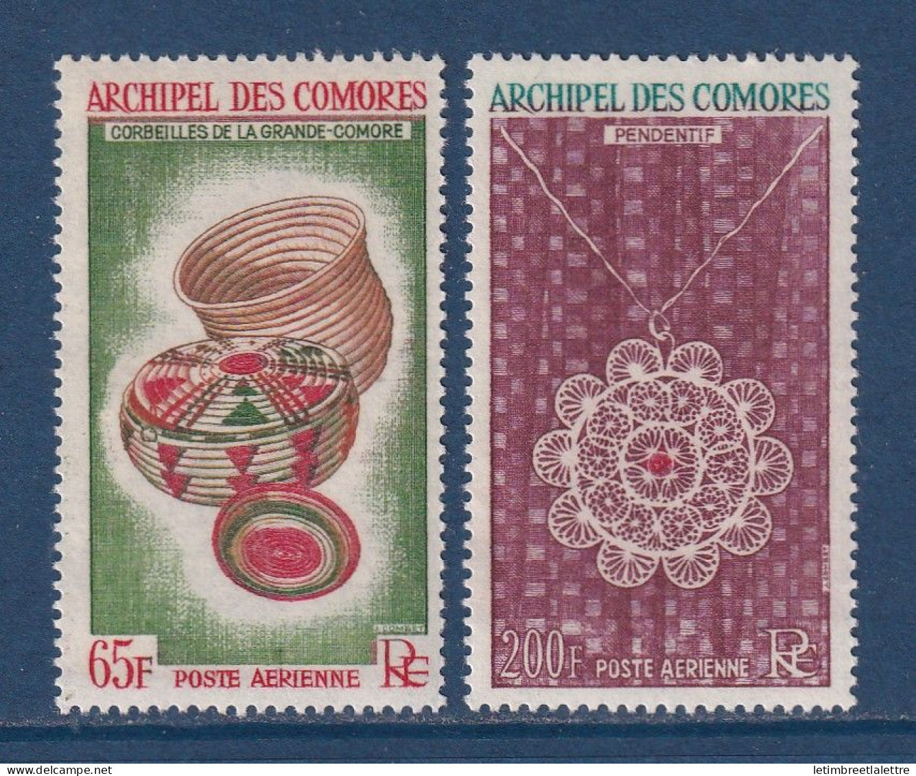 Comores - YT PA N° 8 Et 9 ** - Neuf Sans Charnière - Poste Aérienne - 1963 - Airmail