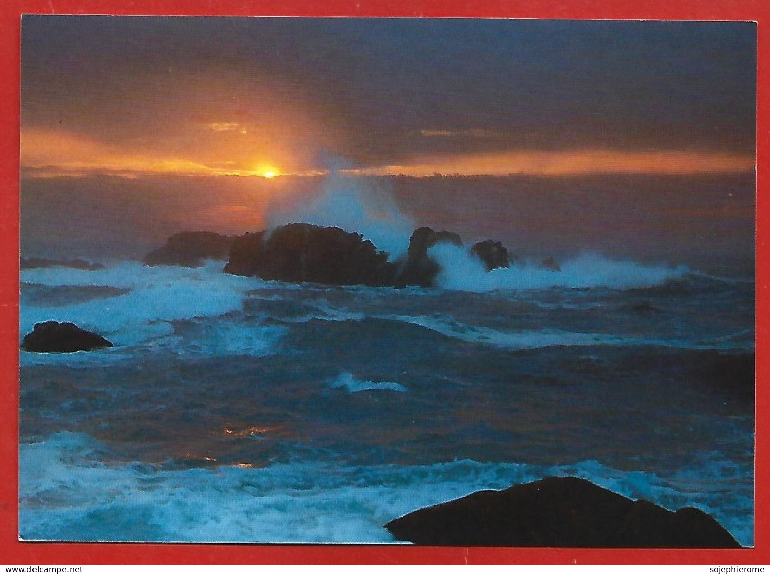 Poésie De Jean Moréas (Athènes 1856-1910 Saint-Mandé) Tempête Sur Des Rochers à Identifier Coucher De Soleil 2scans - Philosophie & Pensées