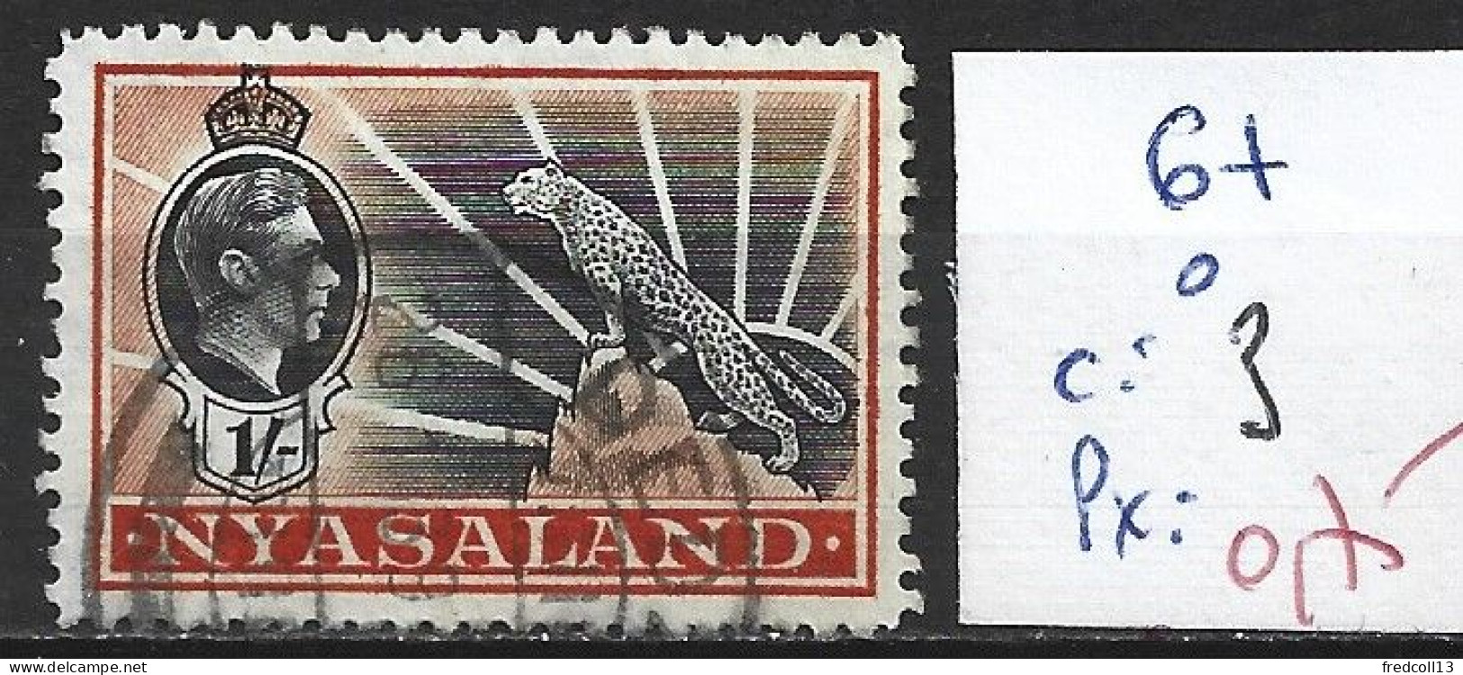 NYASSALAND 67 Oblitéré Côte 3 € - Nyasaland (1907-1953)