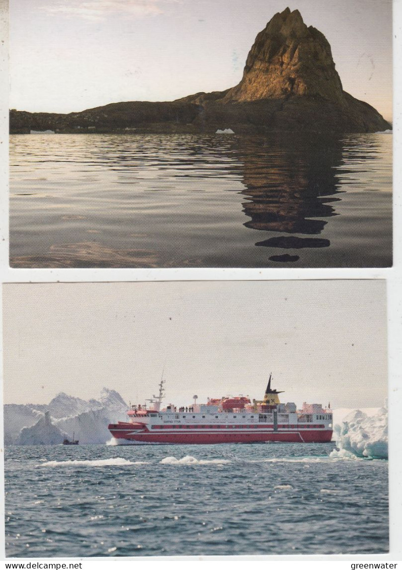 Greenland Station UUmmanaq Cover + 2 Postcards  (GB194) - Stations Scientifiques & Stations Dérivantes Arctiques