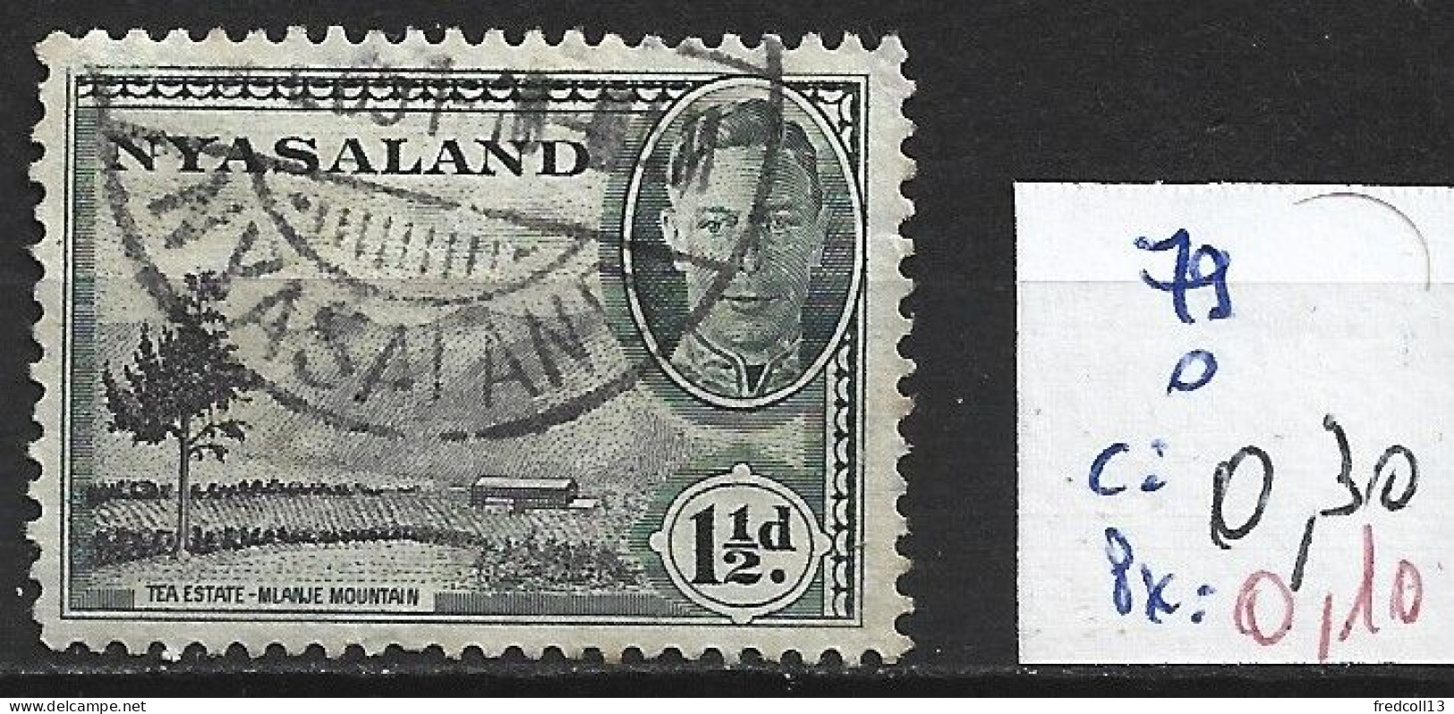 NYASSALAND 79 Oblitéré Côte 0.30 € - Nyasaland (1907-1953)