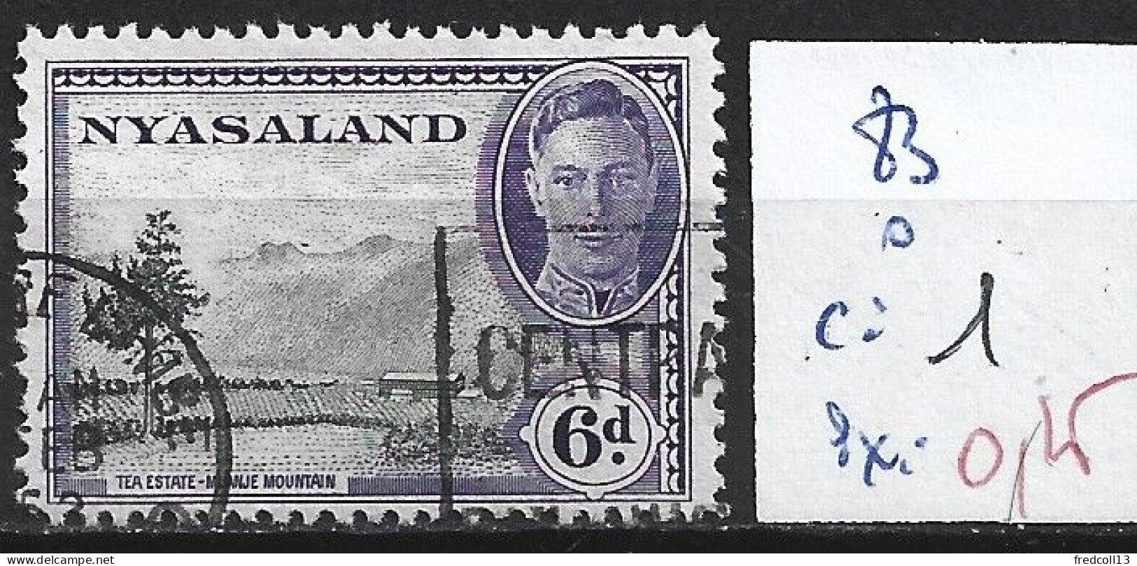 NYASSALAND 83 Oblitéré Côte 1 € - Nyasaland (1907-1953)