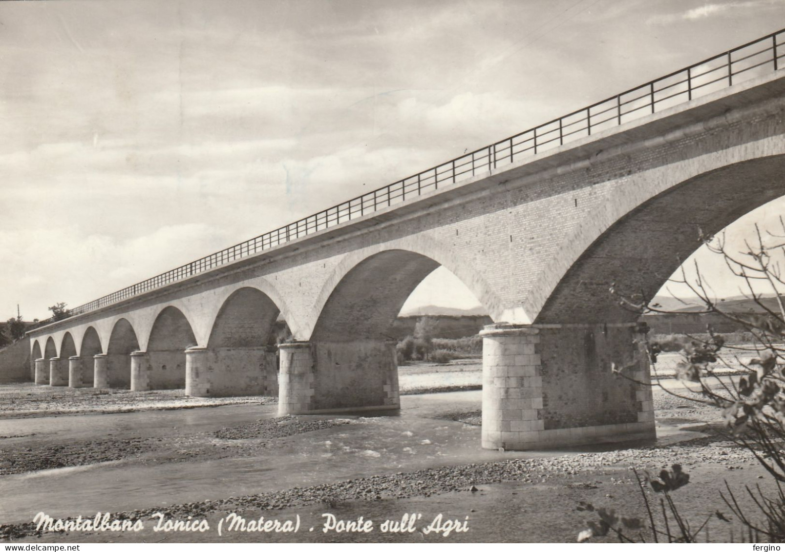 19/FG/24 - MATERA - MONTALBANO JONICO: Ponte Sull'Agri - Matera