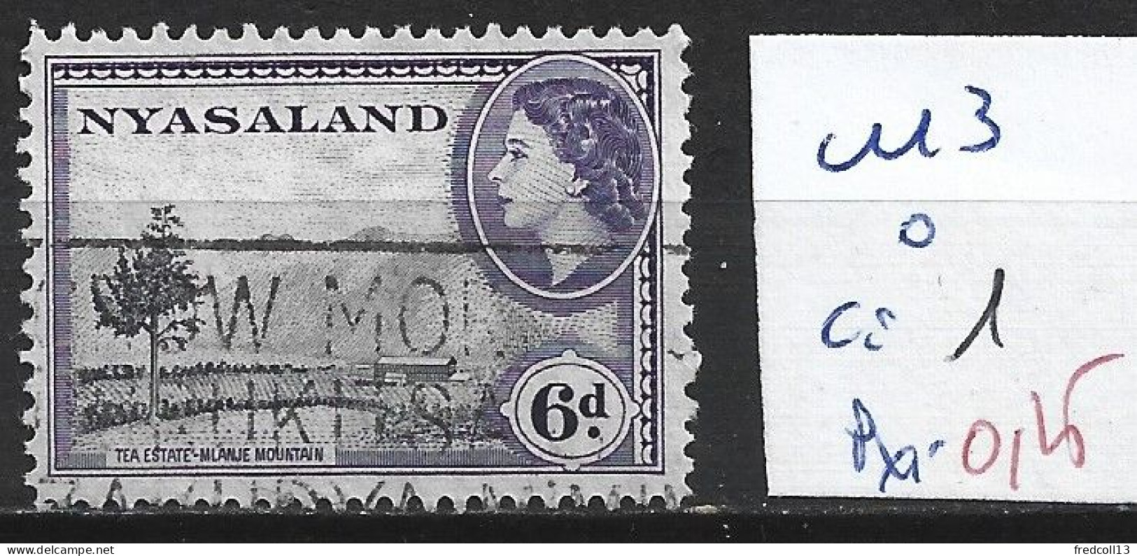 NYASSALAND 113 Oblitéré Côte 1 € - Nyasaland (1907-1953)