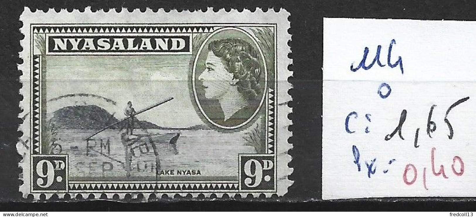 NYASSALAND 114 Oblitéré Côte 1.65 € - Nyasaland (1907-1953)