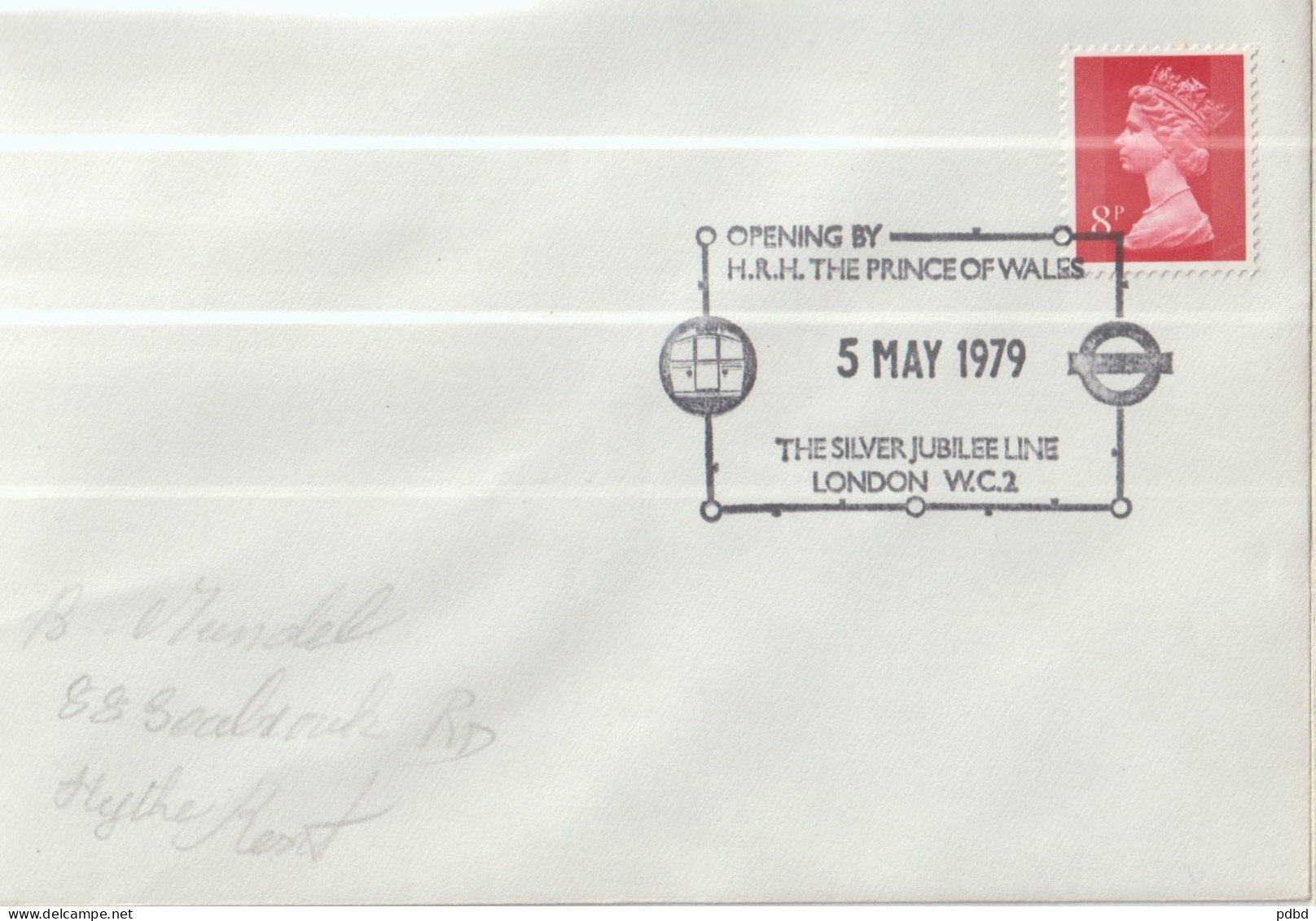 ETR FER 13 . Enveloppe PF . Angleterre . Grande Bretagne . Jubilé De La Ligne . Londres . 1979 . - Spoorwegen & Postpaketten