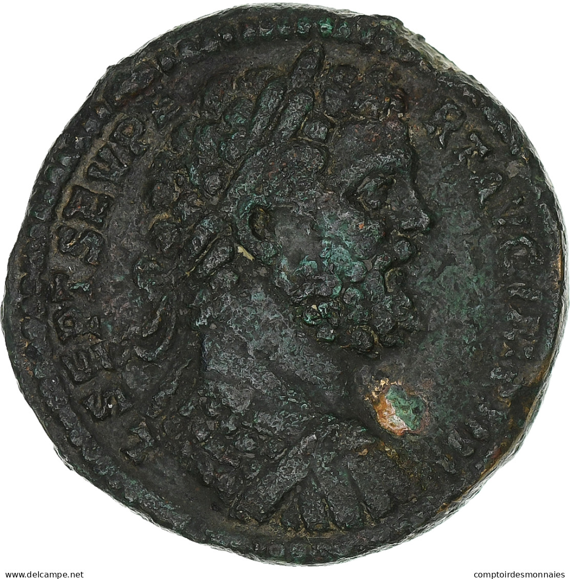 Septime Sévère, Sesterce, 194, Rome, Bronze, TTB, RIC:678d - La Dinastía De Los Severos (193 / 235)