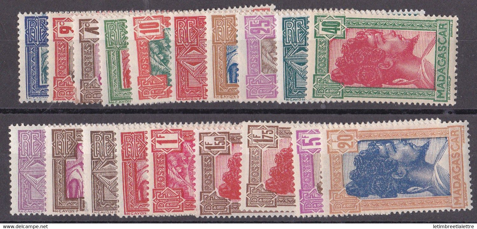 Madagascar - YT N° 161 à 178 ** Manque N° 175 175 B Et 176 - Neuf Sans Charnière - Unused Stamps