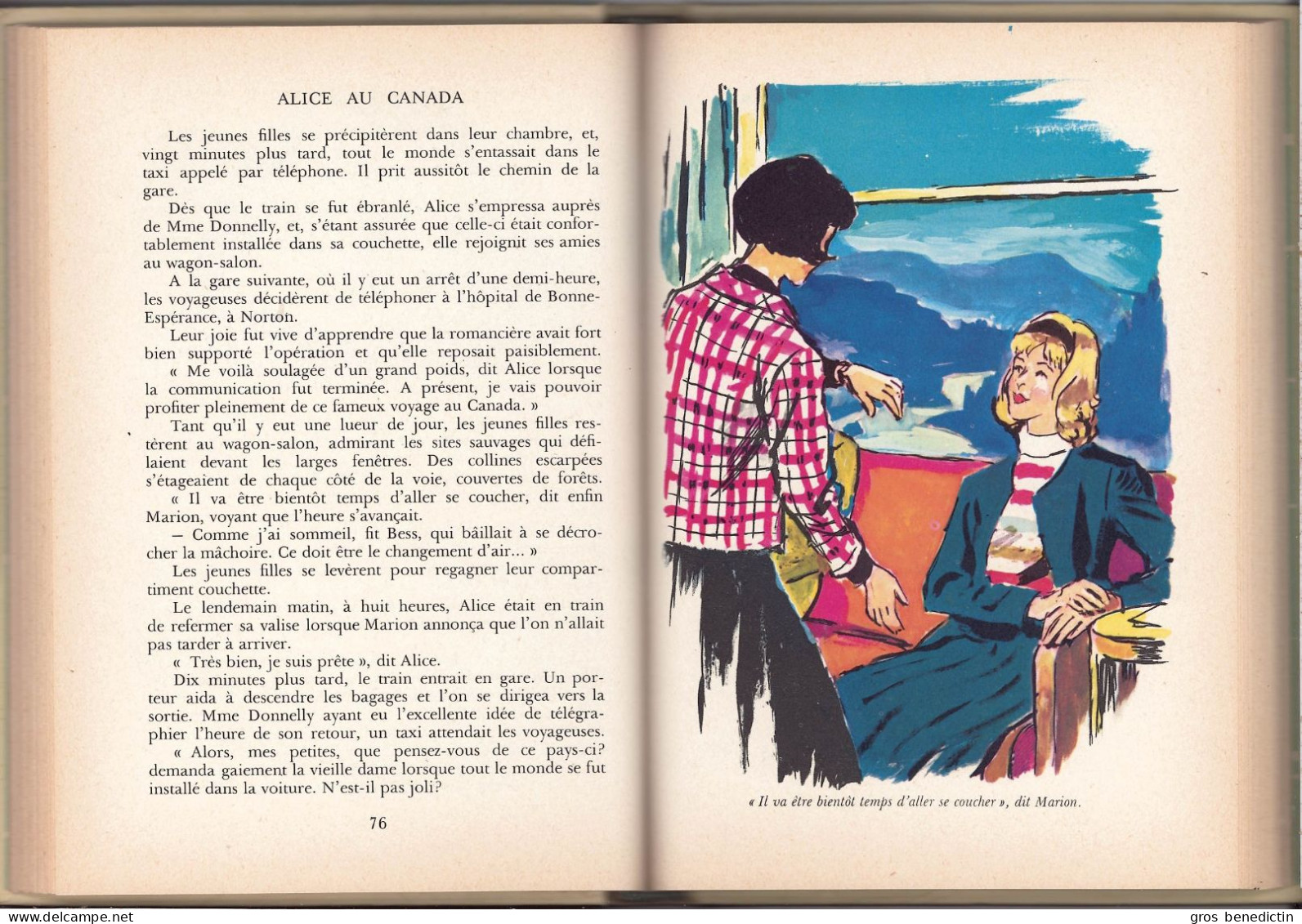Hachette - Idéal Bibliothèque N°286 Avec Jaquette - Caroline Quine - "Alice Au Canada" - 1965 - #Ben&Alice - Ideal Bibliotheque