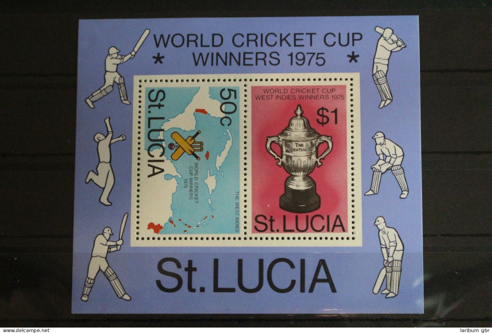St. Lucia Block 9 Postfrisch #FM270 - St.Lucia (1979-...)