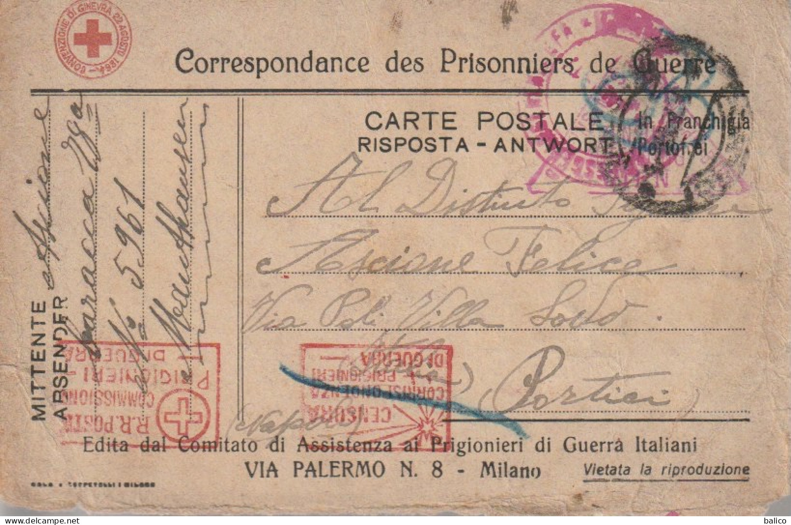 Italie - Entier Postaux - Entiers Postaux