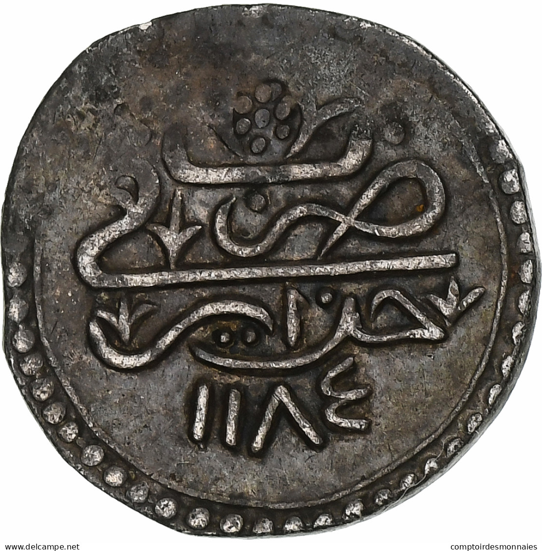 Algérie, Mustafa III, 1/8 Budju, 1770/AH1184, Argent, TTB+ - Argelia