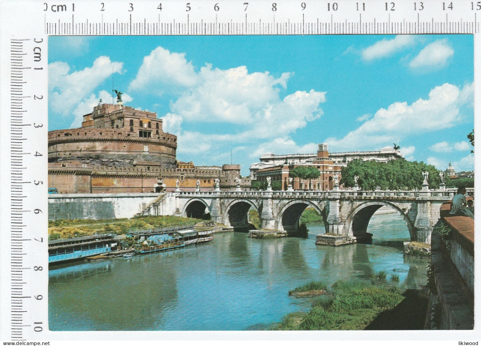 Roma, Rome - Ponte E Castel S. Angelo - Bridge And Castle S. Angel - Brücken