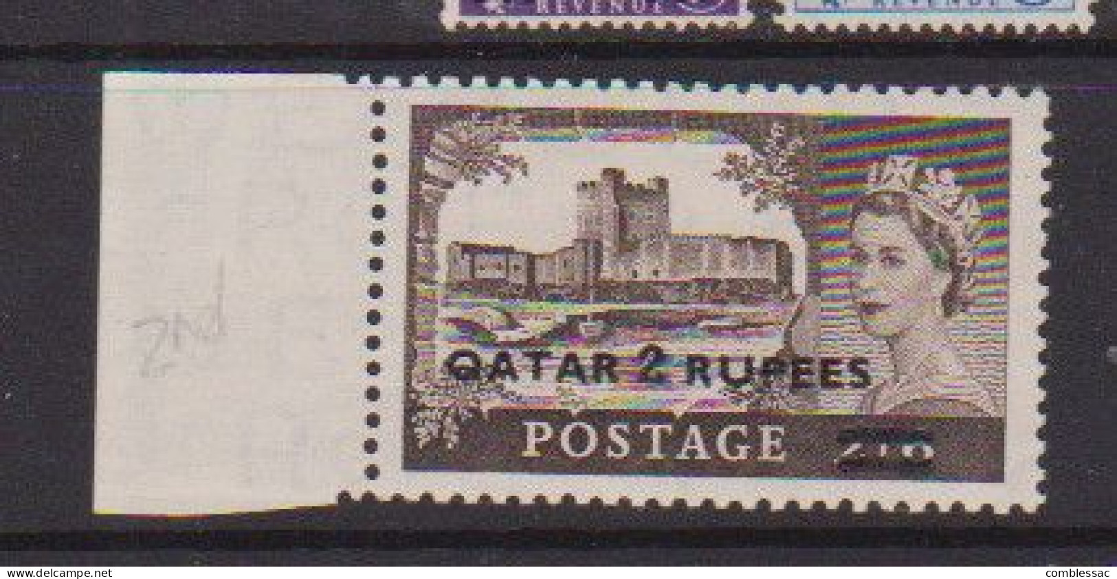 QATAR    1957    2R  On  2/6d  Black  Brown    MNH - Qatar