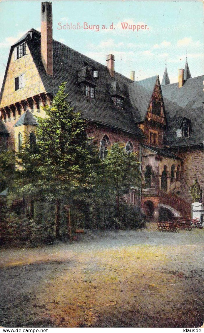 Schloss Burg A.d.Wupper Gel.1911 - Remscheid