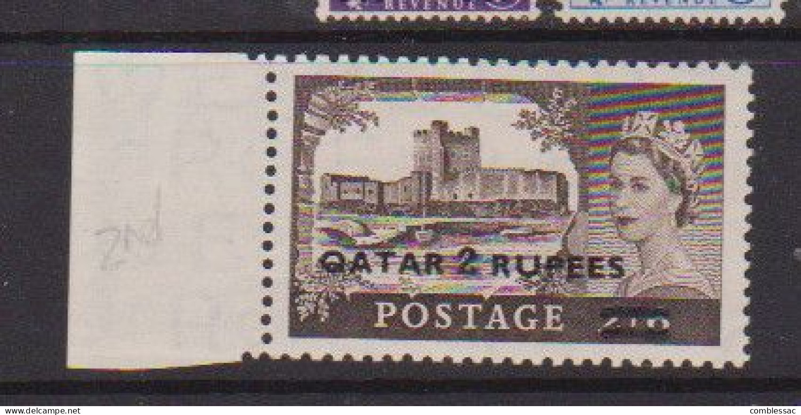 QATAR    1957    2R  On  2/6d  Black  Brown    USED - Qatar