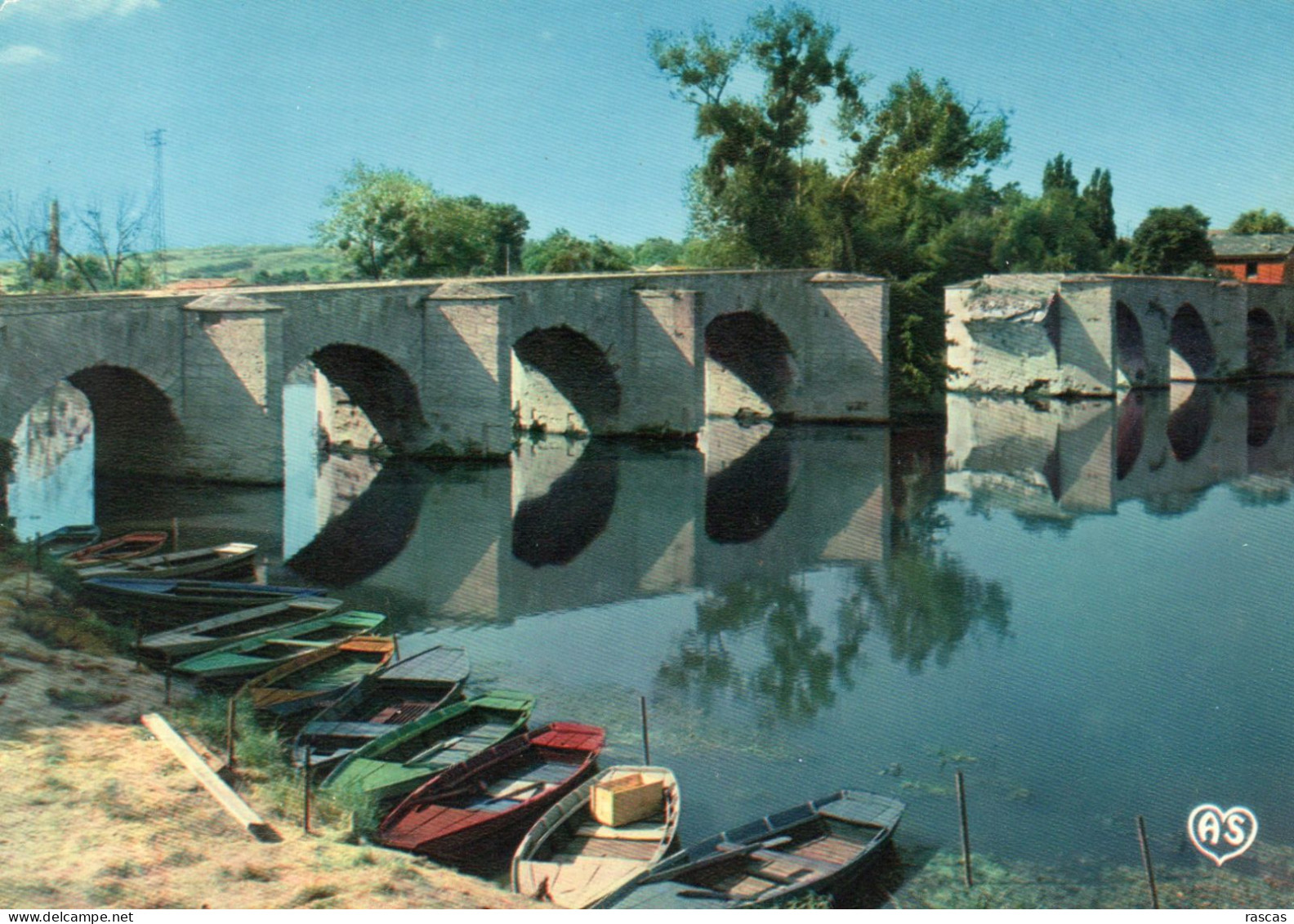 CPM - P - YVELINES - MANTES ET LIMAY - LE VIEUX PONT SUR LA SEINE - Limay