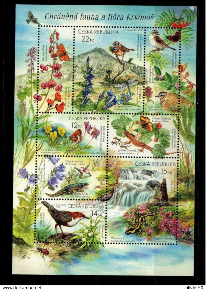 Tchequie - BF  Faune Sauvage  Neufs** - MNH - Blocchi & Foglietti