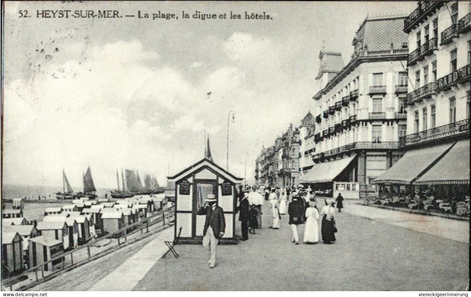 ! Alte Ansichtskarte Heyst Sur Mer, Belgien - Heist