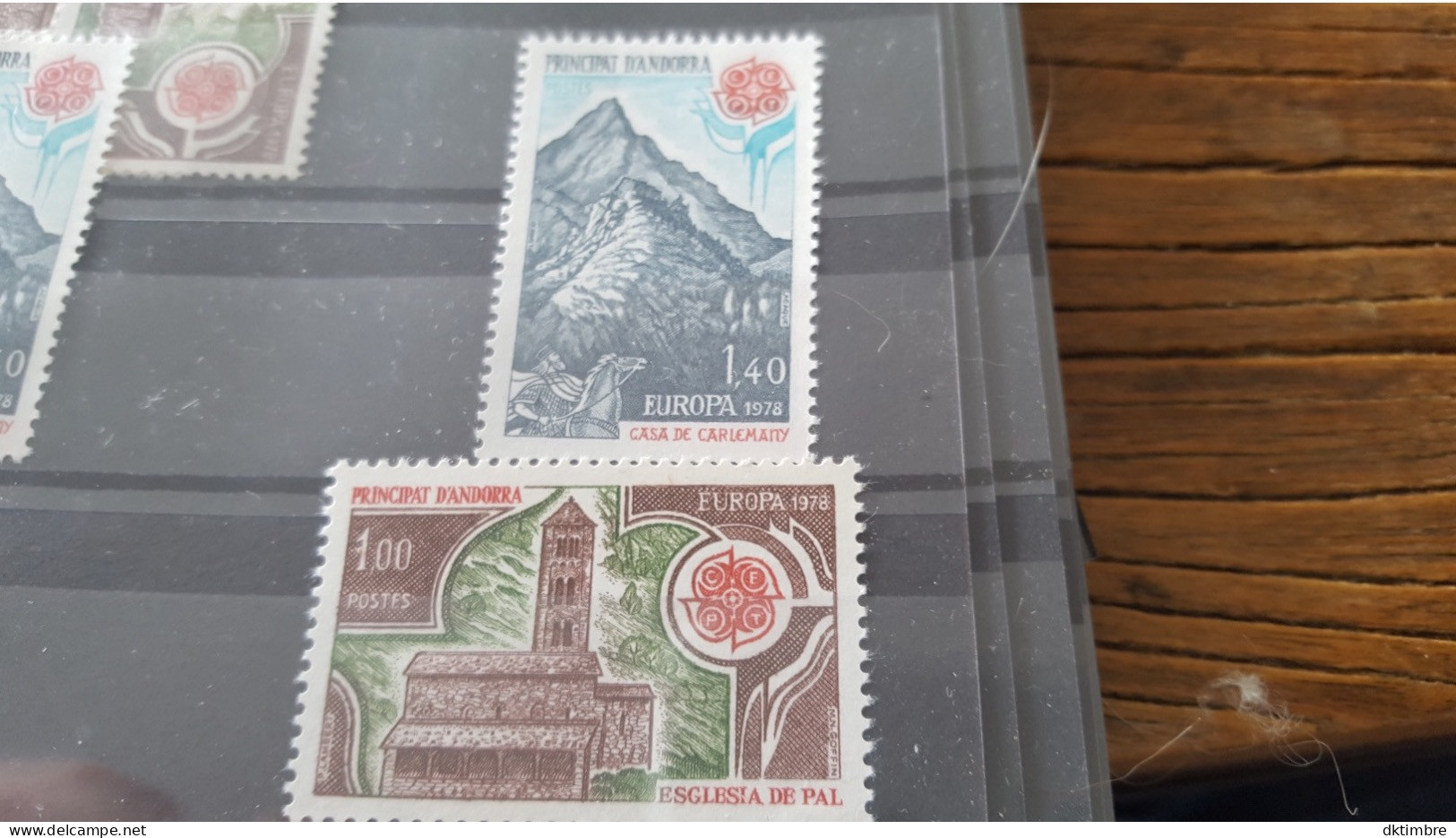 LOT659018 TIMBRE DE ANDORRE NEUF** LUXE N°269/270 EUROPA VALEUR 27 EUROS - Collections