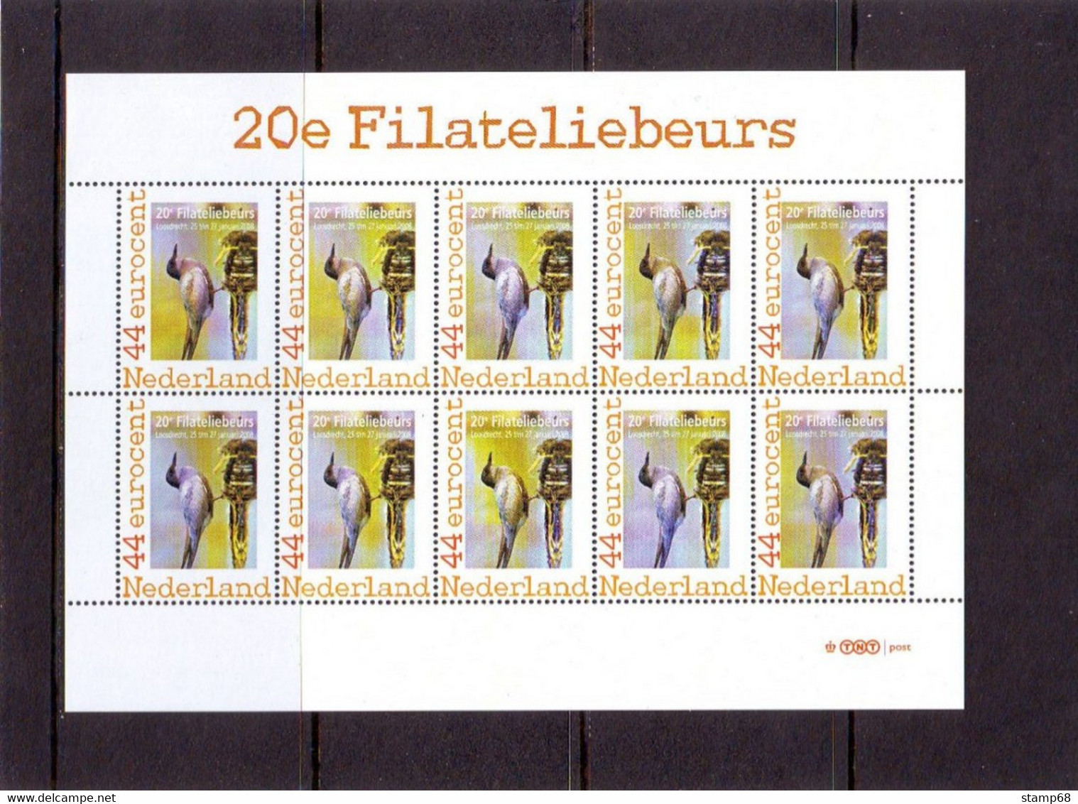 Nederland NVPH 2562C1 Vel Persoonlijke Zegels 20e Filateliebeurs Loosdrecht 2008 MNH Postfris - Personalisierte Briefmarken