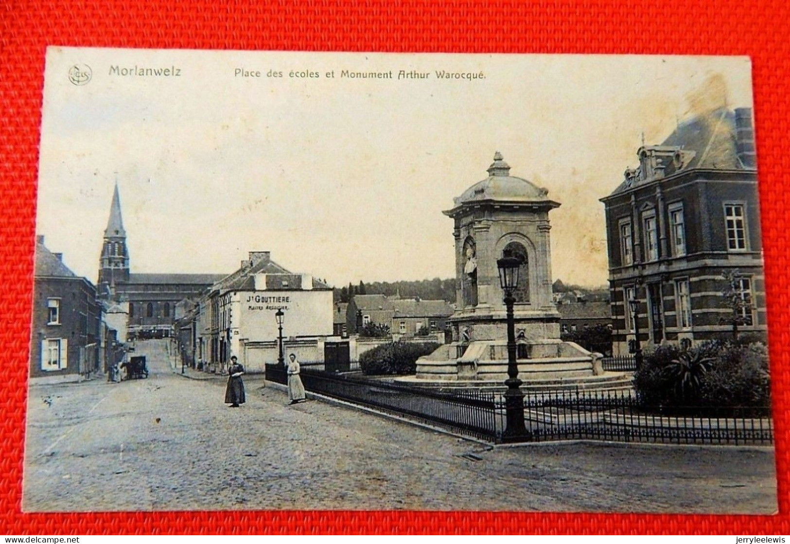 MORLANWELZ  -  Place Des écoles Et Monument Arthur Warocqué - Morlanwelz