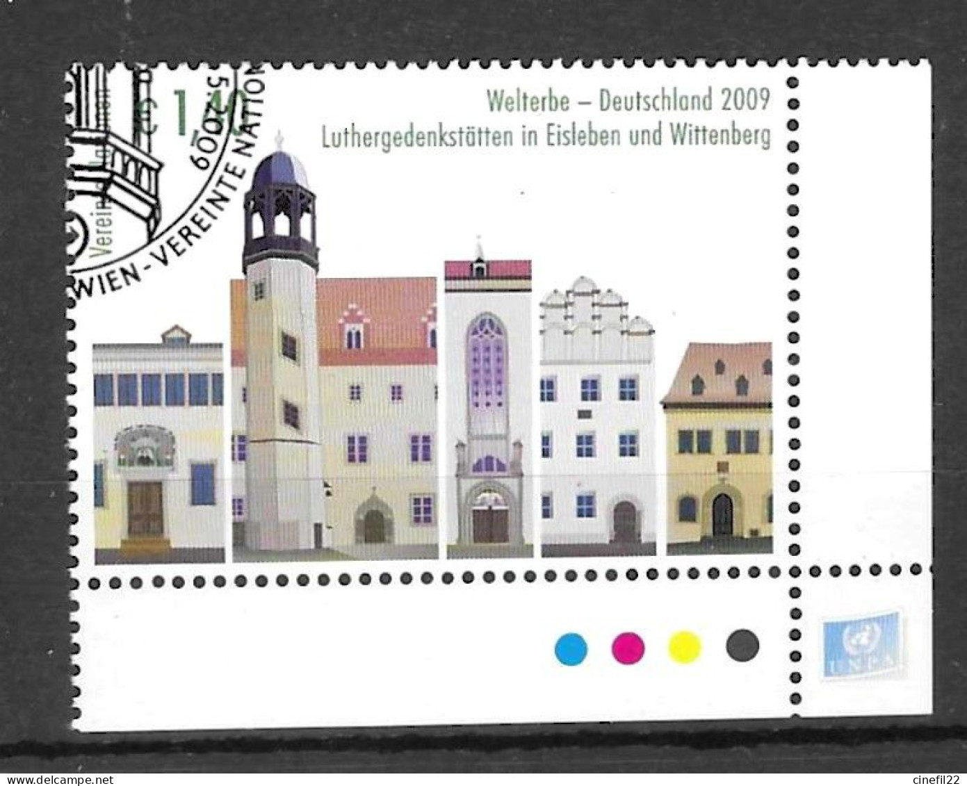 ONU, Nations-Unies, Vienne, Patrimone Mondial Allemagne 2009, Yv. 608 Oblitéré - Used Stamps