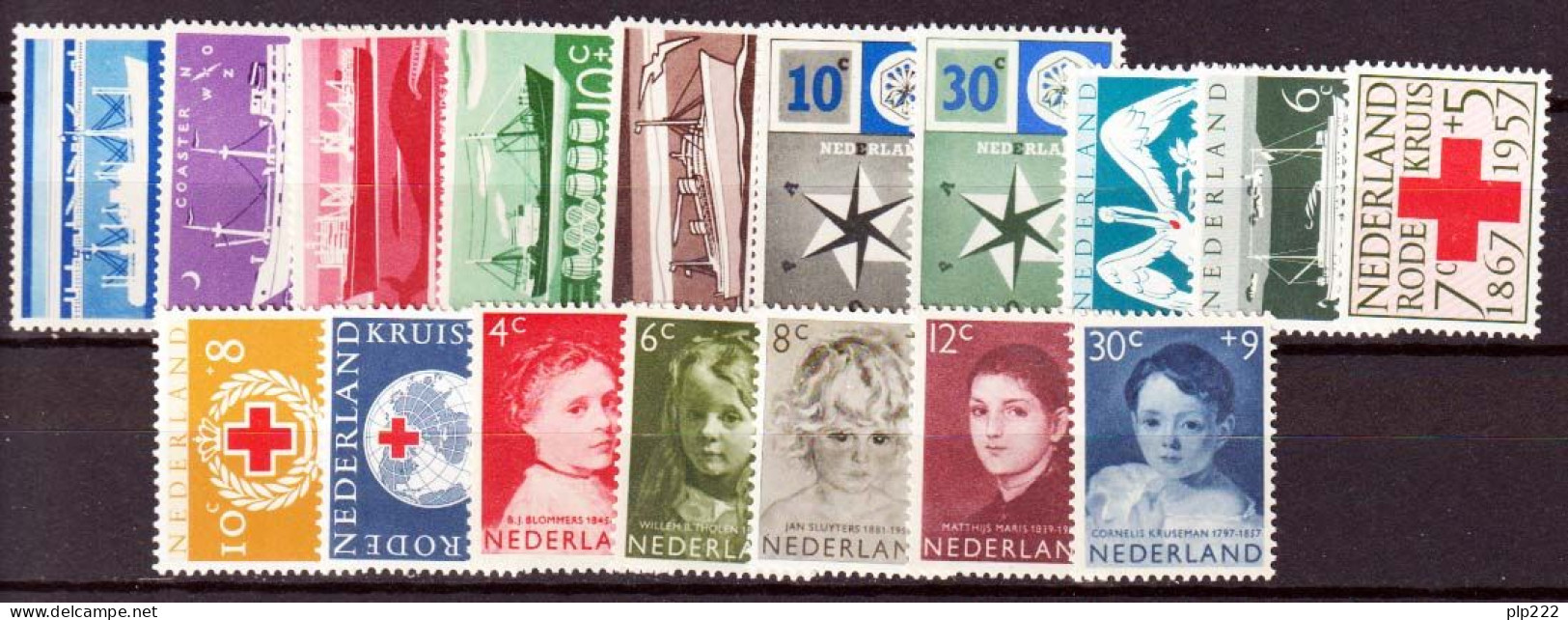 Olanda 1957 Annata Quasi Completa / Almost Complete Year **/MNH VF - Volledig Jaar