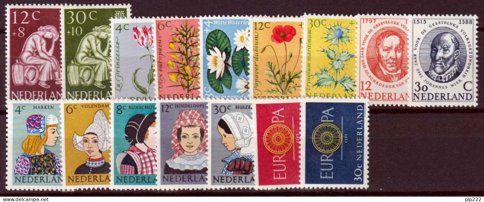 Olanda 1960 Annata Completa / Complete Year **/MNH VF - Full Years