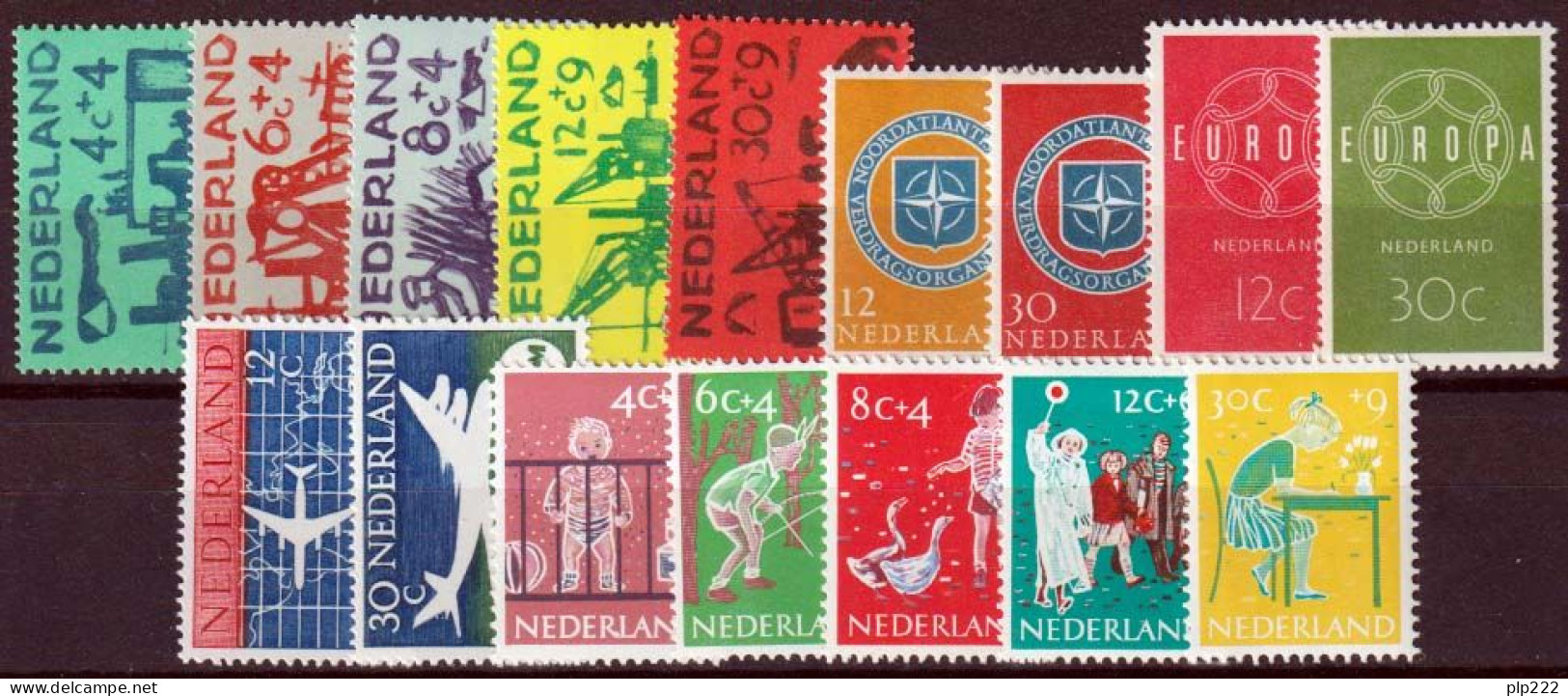 Olanda 1959 Annata Completa / Complete Year **/MNH VF - Années Complètes