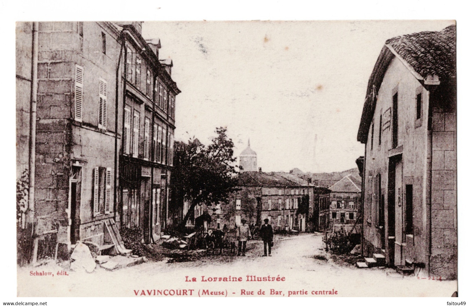 55 - VAVINCOURT  - Rue De Bar Partie Centrale   21 - Vavincourt