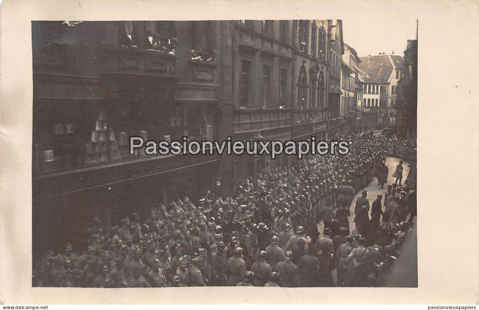 2 CARTES PHOTO ZWEIBRUECKEN (28 04 1919 ?) DEFILE DE SOLDATS FRANCAIS - Zweibruecken