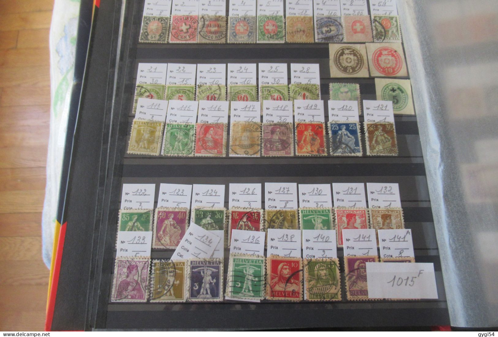 SUISSE 1852 - 1958  LOT OBLITERE TOUS ETATS COTE 1600 E - Lotes/Colecciones