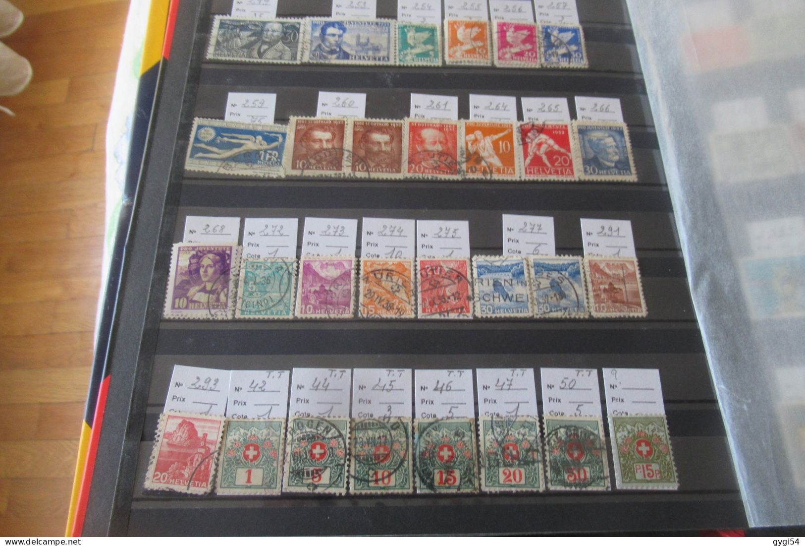 SUISSE 1852 - 1958  LOT OBLITERE TOUS ETATS COTE 1600 E - Collections