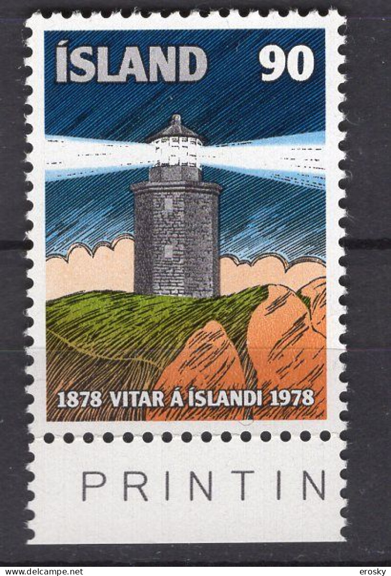 Q1248 - ISLANDE ICELAND Yv N°490 ** PHARE - Ongebruikt