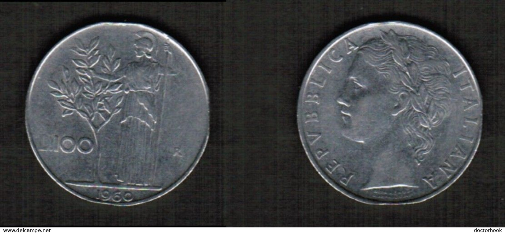 ITALY    100 LIRE 1960 (KM # 96.1) #7704 - 100 Lire