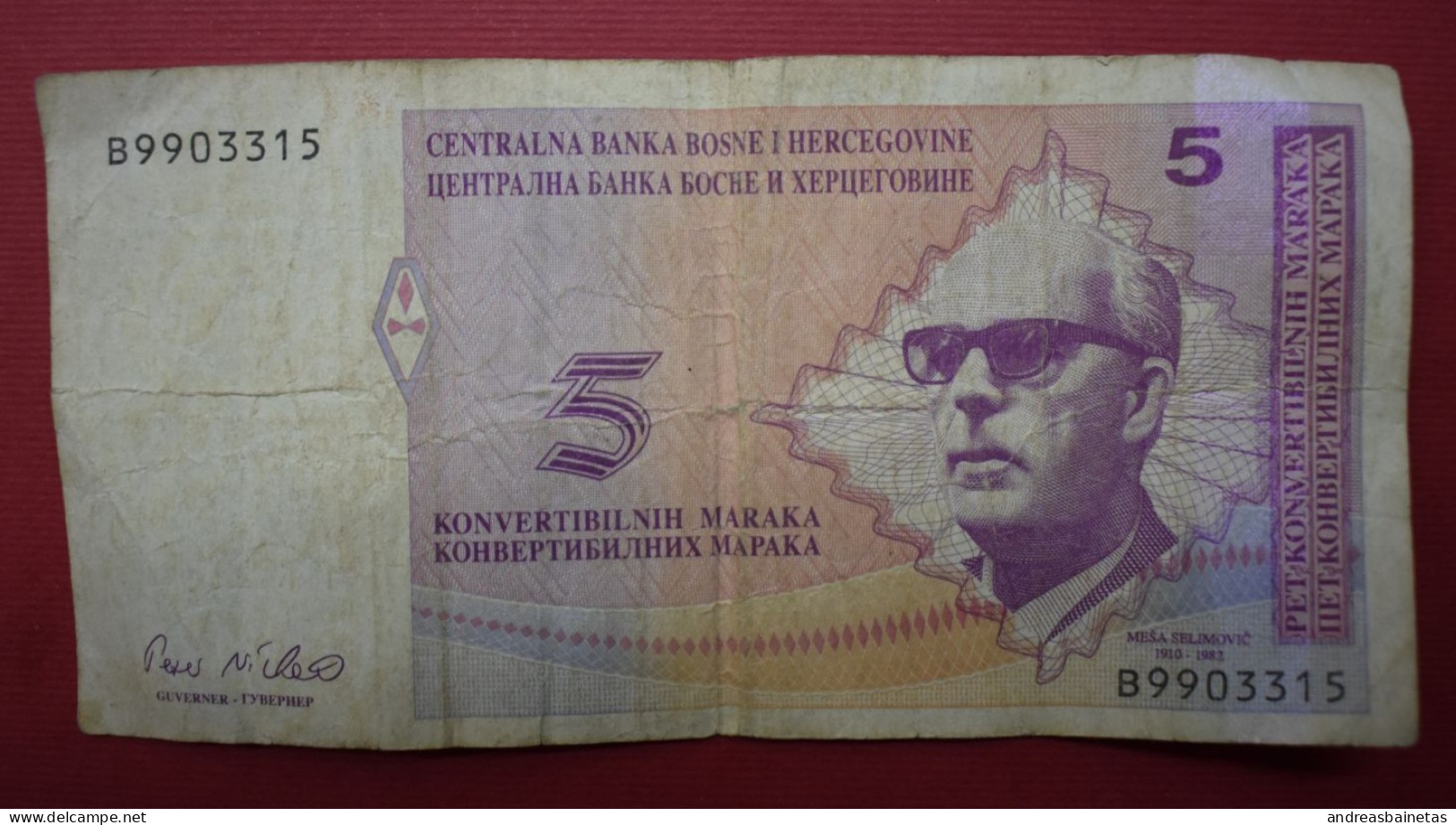 Banknotes   Bosnia And Herzegovina 5 Konvertibilnih Marka - Bosnia And Herzegovina