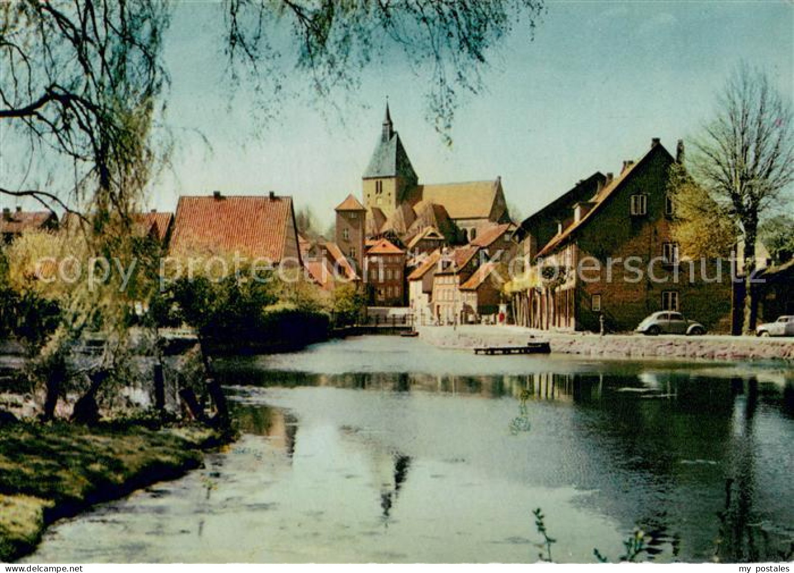 73695129 Moelln  Lauenburg Ortsansicht Mit Kirche  - Moelln