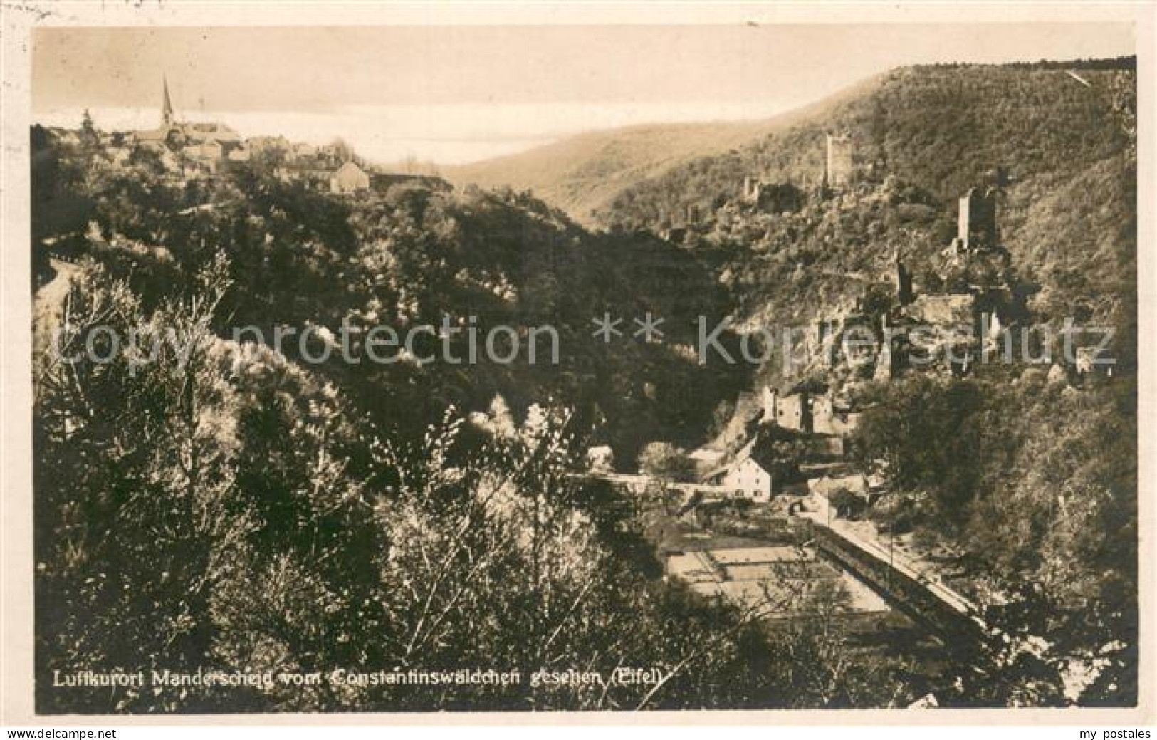 73695040 Manderscheid Eifel Ausblick Vom Constantinswaeldchen Manderscheid Eifel - Manderscheid